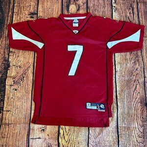 Reebok Embroidered Arizona Cardinals Leinart #7 Football Jersey Youth Large‎